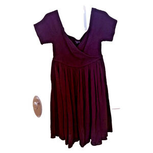 Torrid Dress black Off the shoulder Size 0 Woman Plus 10/12